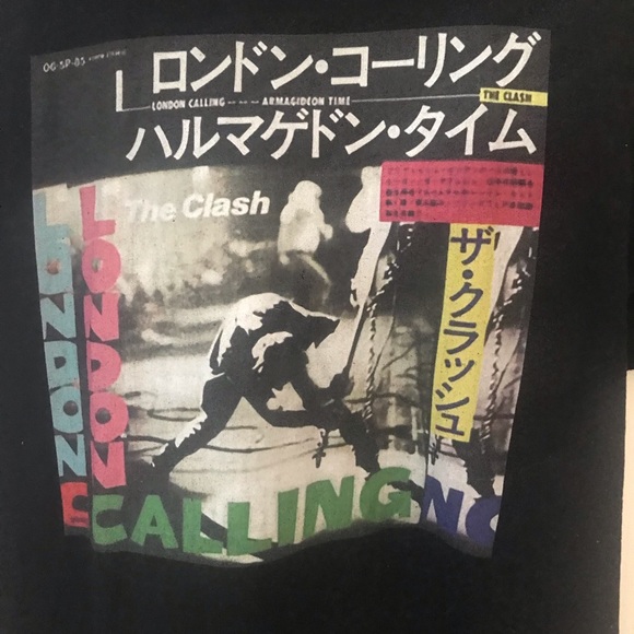 Perfect Condition Clash London Calling Japanese Release T Shirt - Picture 2 of 3